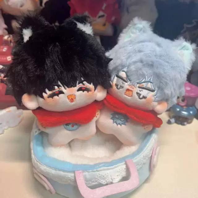 Special-shaped stage 10cm cotton doll ivan, black clever mochi cotton doll.