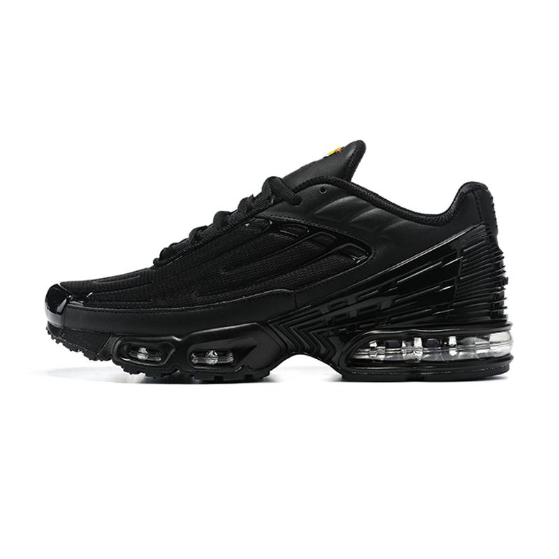 Shoes: men's shoes, mesh retro running shoes, classic air cushion shoes, men's and women's all-black comfortable casual sneakers