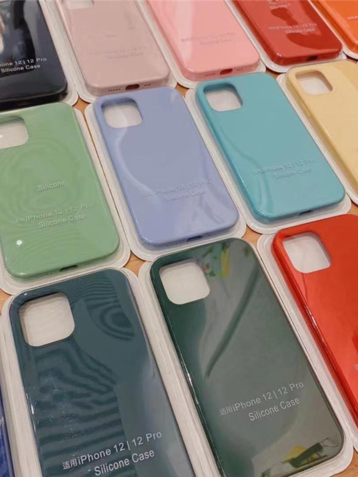 Suitable for Apple 13 liquid silicone phone case iPhone 13Pro matte skin feel four-pack liquid protective case