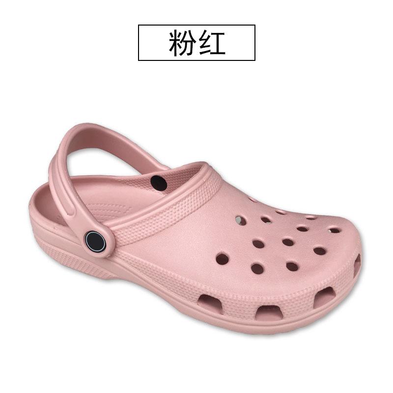 2025 New Men's Shoes Women's Shoes Couple Dieter Star Summer Outdoor Beach Sandals Hole Shoes Slippers Tide