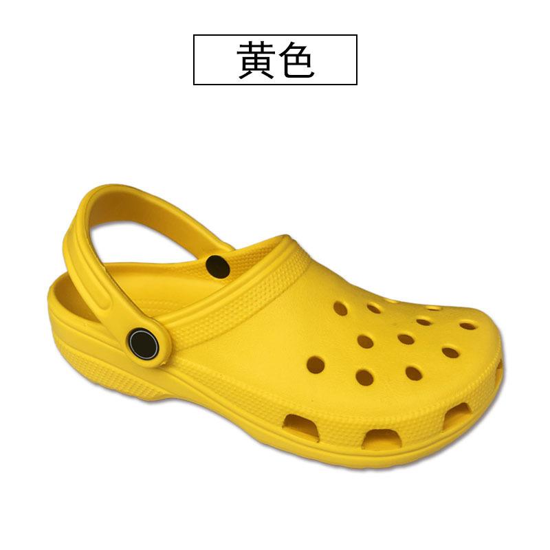 2025 New Men's Shoes Women's Shoes Couple Dieter Star Summer Outdoor Beach Sandals Hole Shoes Slippers Tide