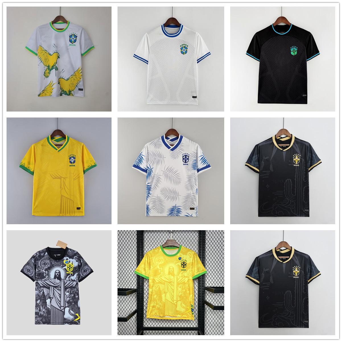Brazil Thai Edition Jersey Home and Away Special Edition No. 10 Neymar No. 7 Vinicius Football Jersey