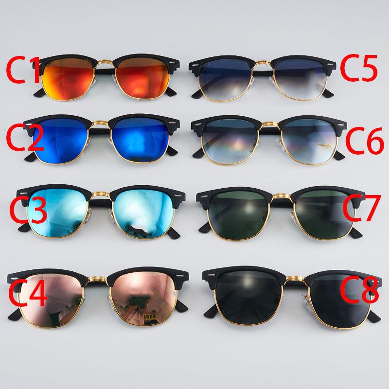 Wholesale foreign trade metal colorful film glass retro small frame sunglasses European and American fashion trend sunscreen glasses