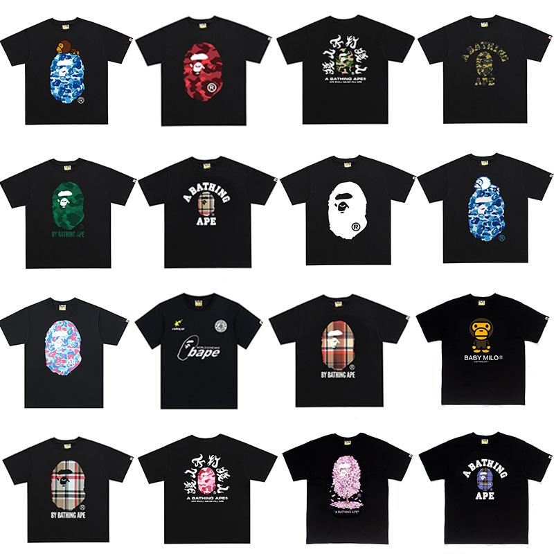 Cross-border foreign trade wholesale high version short sleeve letter print casual street men and women loose plus size t-shirt half-sleeved shirt tide