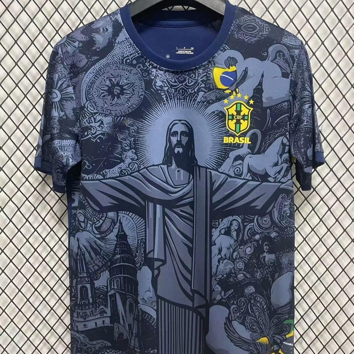 2425 Season Brazil Special Edition Jersey Thai Short Sleeve Football Jersey Shirt