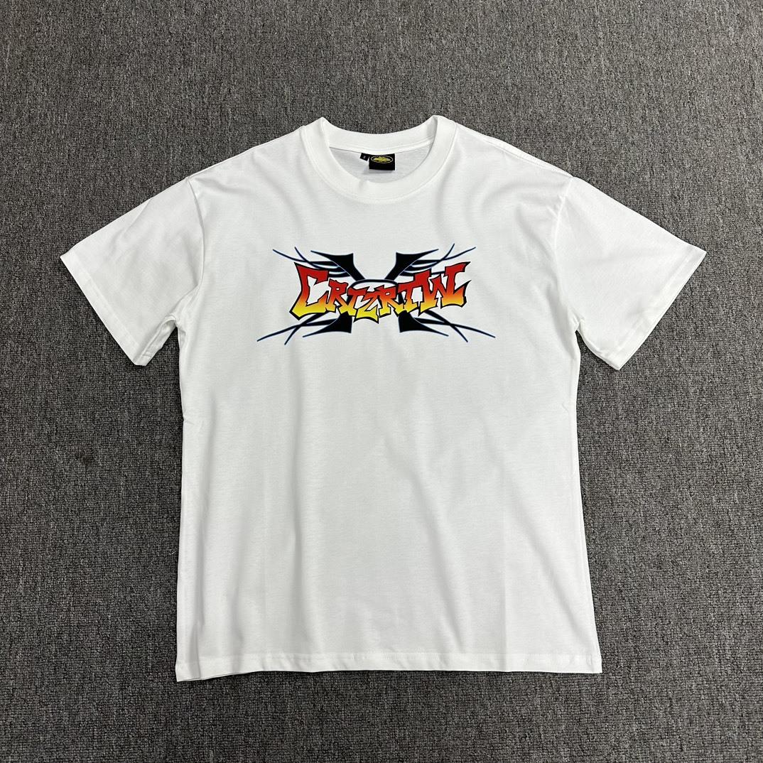 Corteiz Spring/Summer Collection Print Collection Short Sleeve High Street European and American Style Casual Hip Hop Men's and Women's Casual Half Sleeve