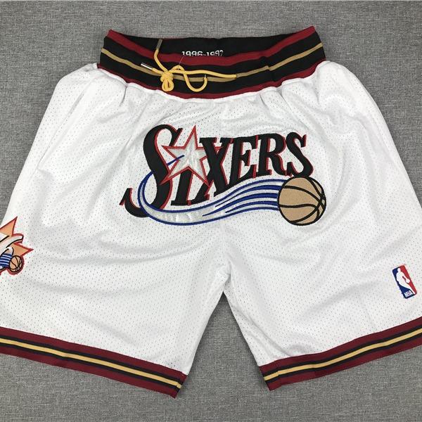 Jersey shorts Lakers Joe James Raptors Magic Heat retro dense rust pocket training pants men and women summer sports