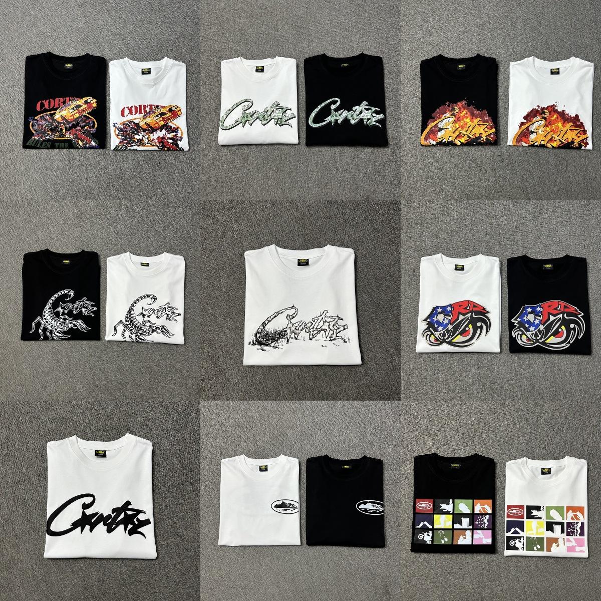 2024 new corteiz short sleeve Alcatraz T-shirt letter St. Paul's limited crew neck American casual loose half sleeve