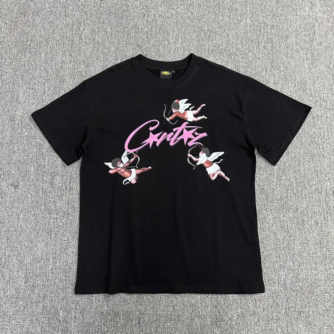 Corteiz Spring/Summer Collection Print Collection Short Sleeve High Street European and American Style Casual Hip Hop Men's and Women's Casual Half Sleeve