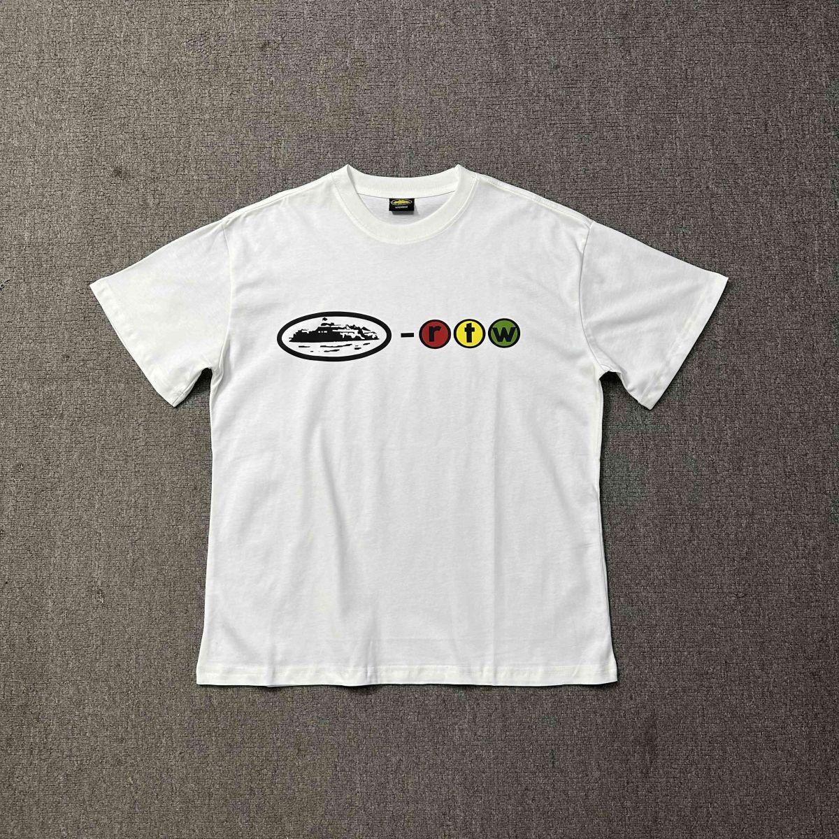2024 New Cross-border European and American High Street Corteiz Alcatraz Fun Letter Print Men's and Women's Casual Short Sleeve T-Shirts