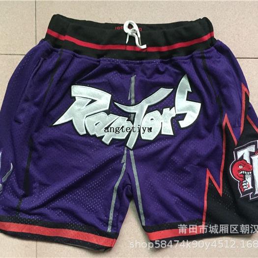 Foreign Trade Ball Wholesale Warriors Lakers 76ers Heat Raptors Magic Pocket Dense Embroidery Short Baseball Basketball
