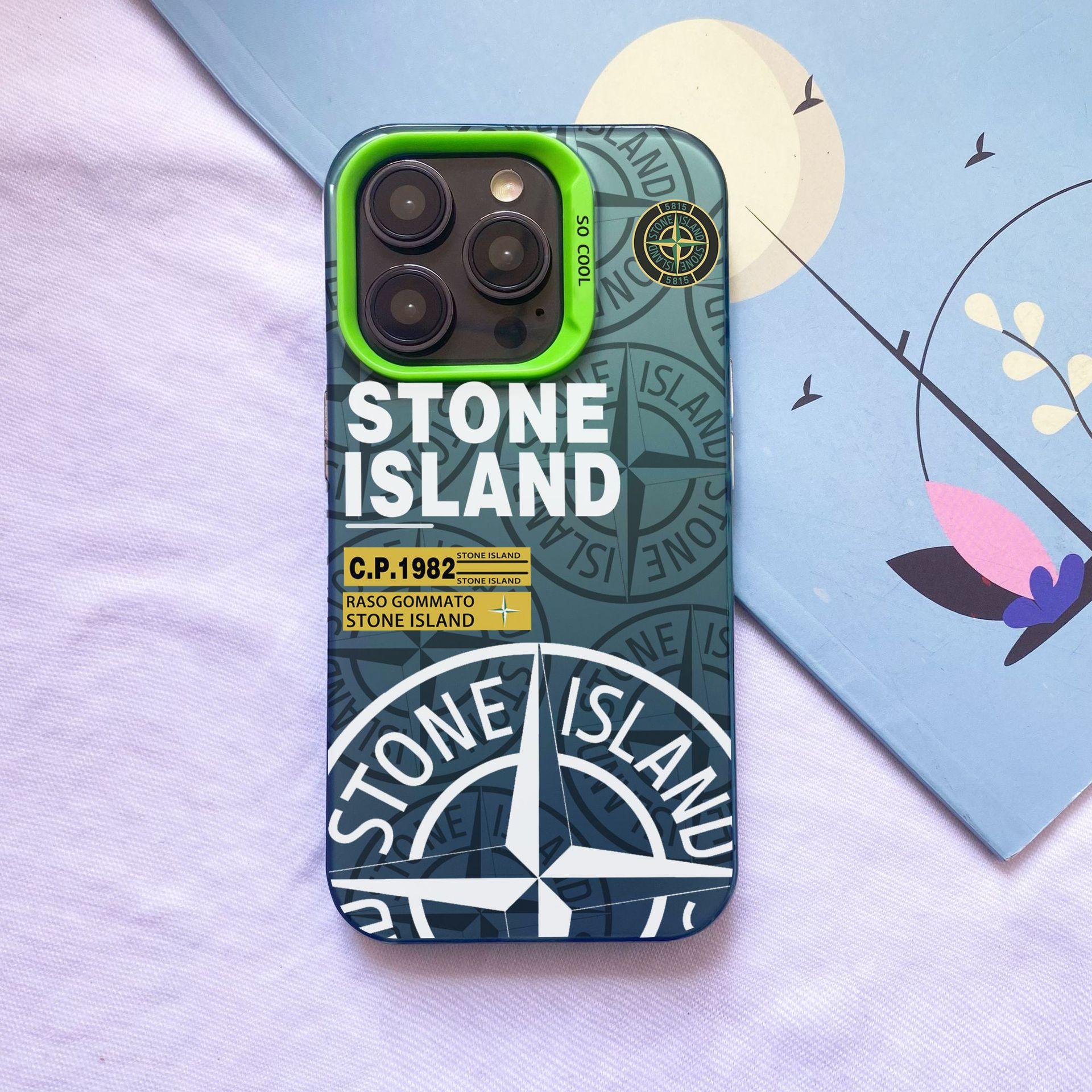 Suitable for iPhone16 phone case, Apple 15PC12Promax13, cross-border 11 color silver, IMD14, tide stone island 7