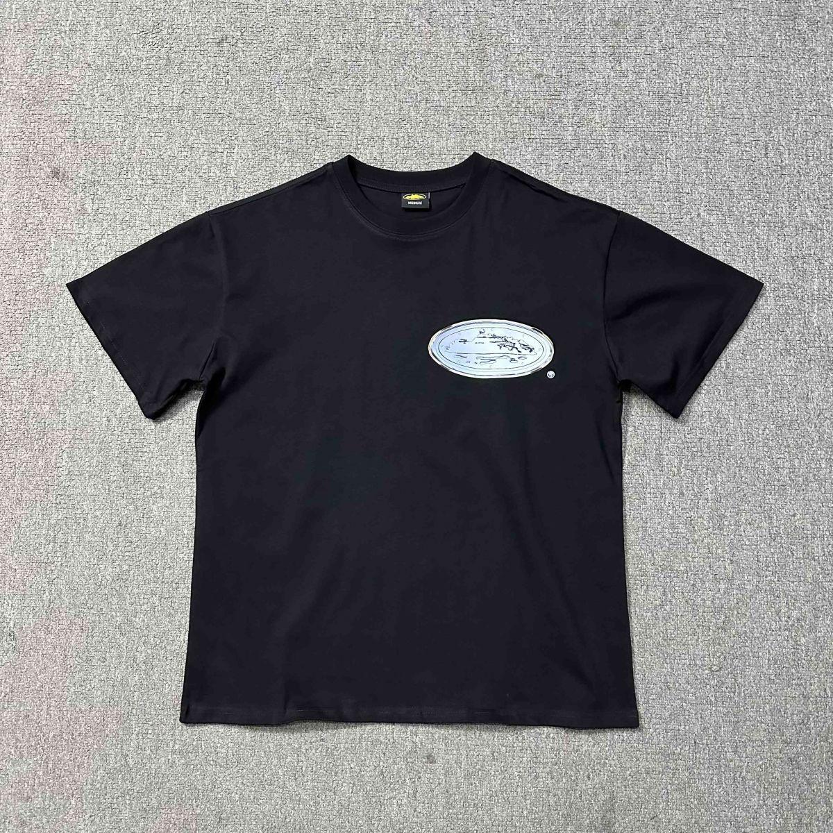 2024 New Cross-border European and American High Street Corteiz Alcatraz Fun Letter Print Men's and Women's Casual Short Sleeve T-Shirts