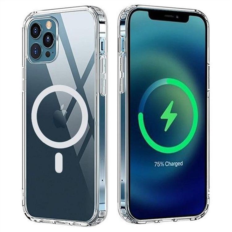 Suitable for Apple 16 phone case magsafe magnetic 13 with animation iPhone17 transparent 14 Pro acrylic 15