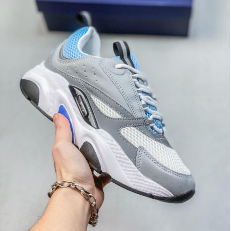 The new D home B22 sports casual thick-soled fashion retro breathable men's and women's heightened dad shoes cross the border