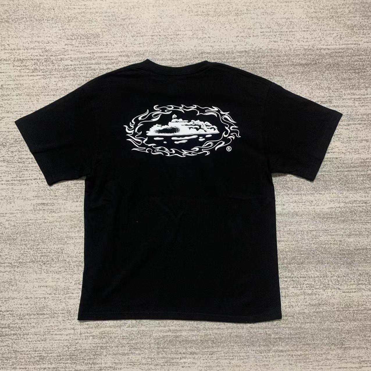 2024 new corteiz short sleeve Alcatraz T-shirt letter St. Paul's limited crew neck American casual loose half sleeve