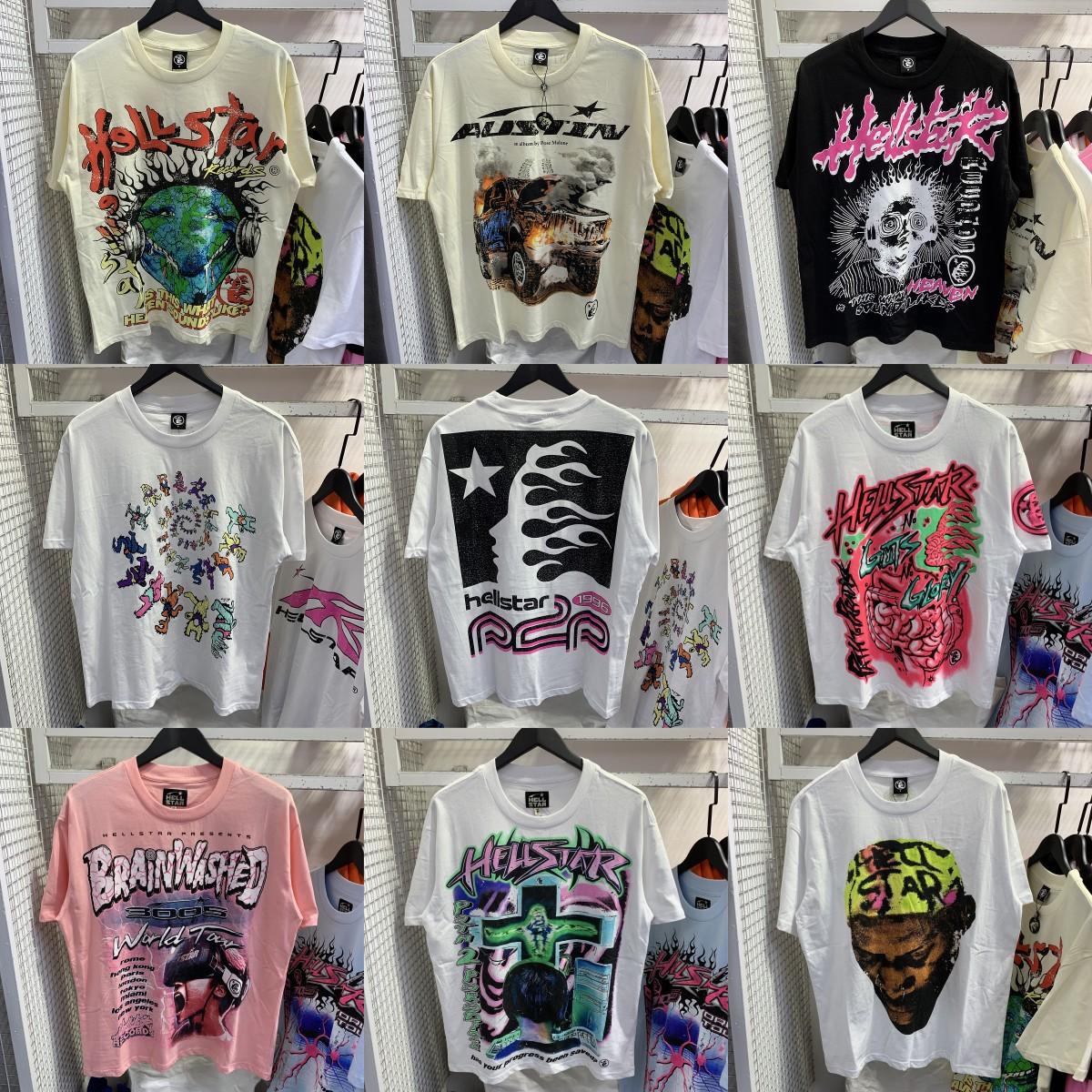 2024 summer new European and American fashion brand men's and women's plus-size loose short sleeve crew neck T-shirt retro versatile casual half sleeve