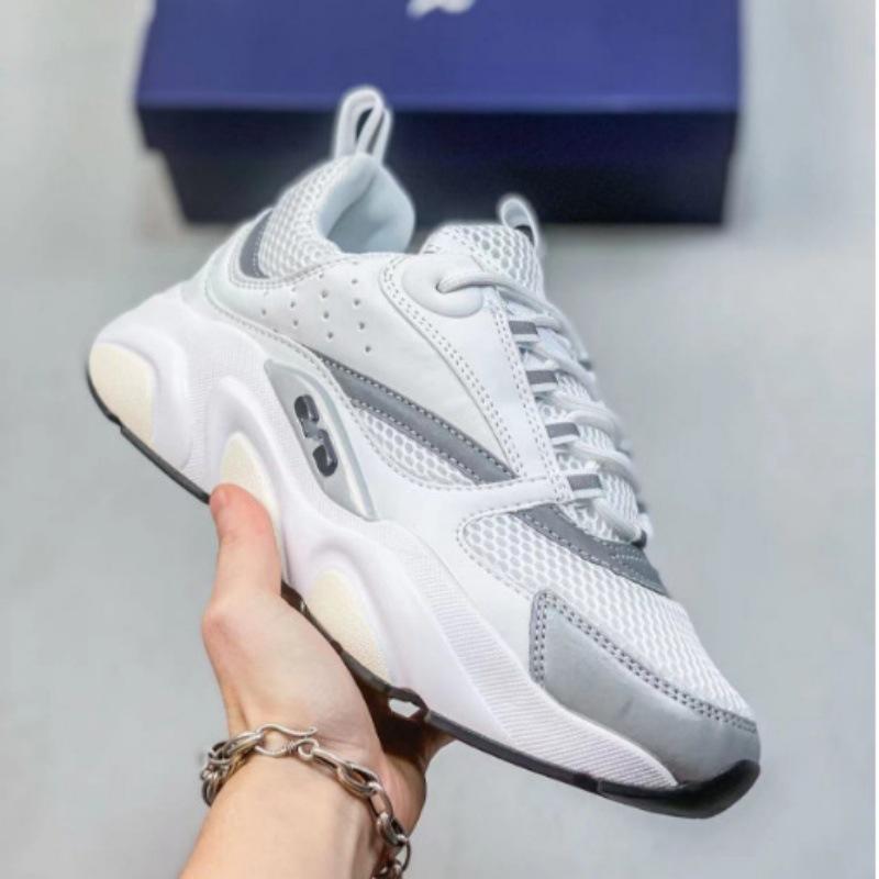 The new D home B22 sports casual thick-soled fashion retro breathable men's and women's heightened dad shoes cross the border