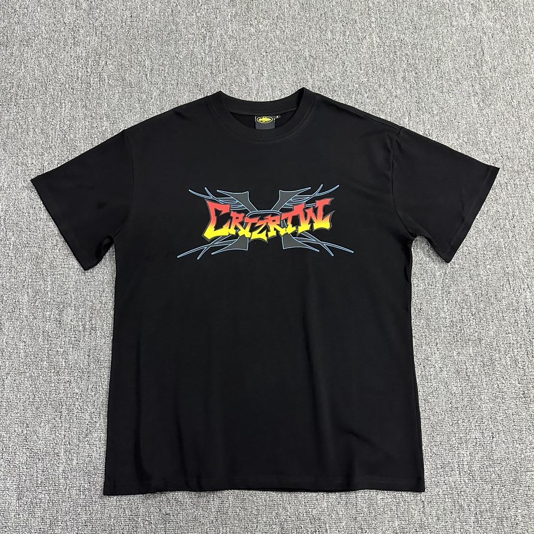 Corteiz Spring/Summer Collection Print Collection Short Sleeve High Street European and American Style Casual Hip Hop Men's and Women's Casual Half Sleeve