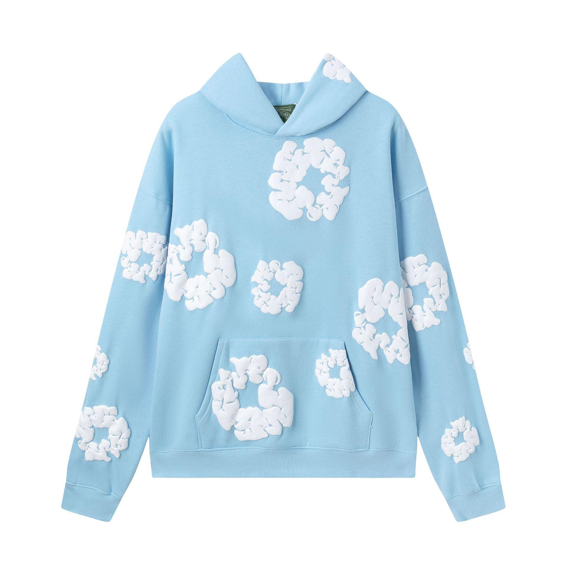 Fall/Winter 2024 New Main Line Kapok Graphic Print Hooded Sweatshirt Corset Casual Pants Unisex