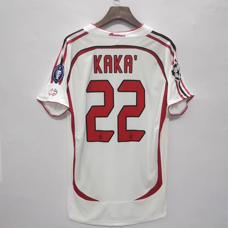 AC Milan Kaka Paris Football Jersey England France Brazil World Cup Retro Jersey Retro jerse
