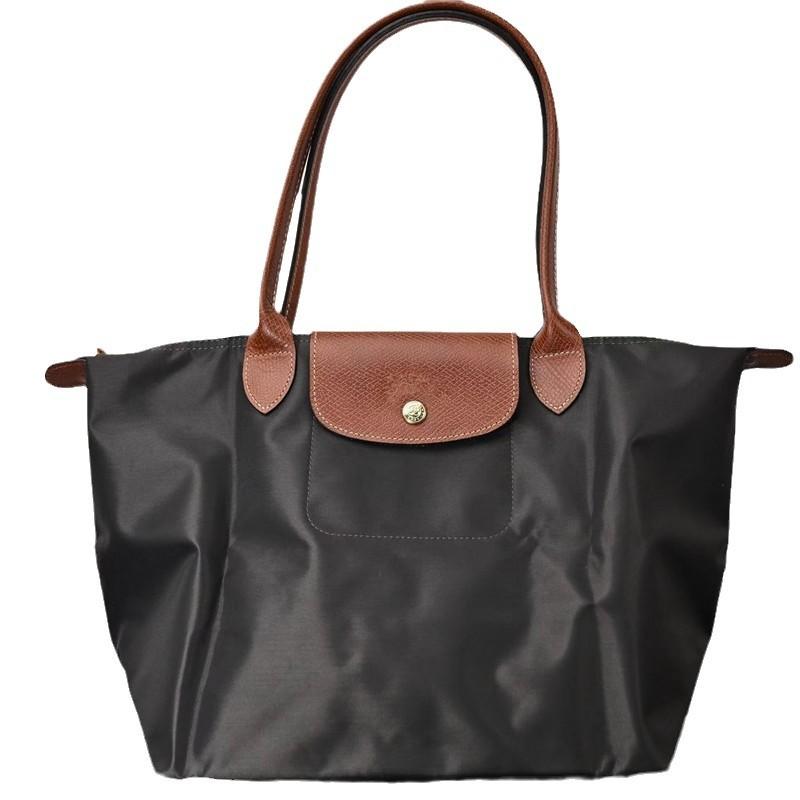 Cross-border exclusive France Longxiang bag, classic color-block folding bag, waterproof hand-held dumpling bag, Longchamp tote bag