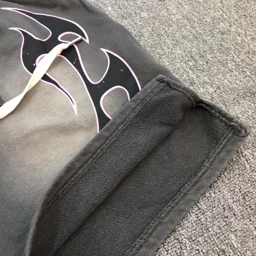 Hellstar Studios Shorts ins, European and American high street fashion brands, hip-hop casual sports shorts for men and women