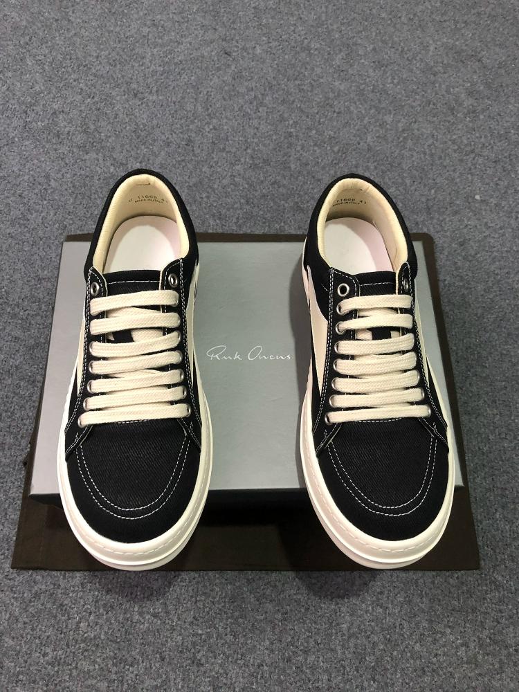 RMK OWEWS Leather Platform Low Top Men's Shoes Dark Wind ro Small Triangle High Street Casual Board Shoes Women's 2025 Tide