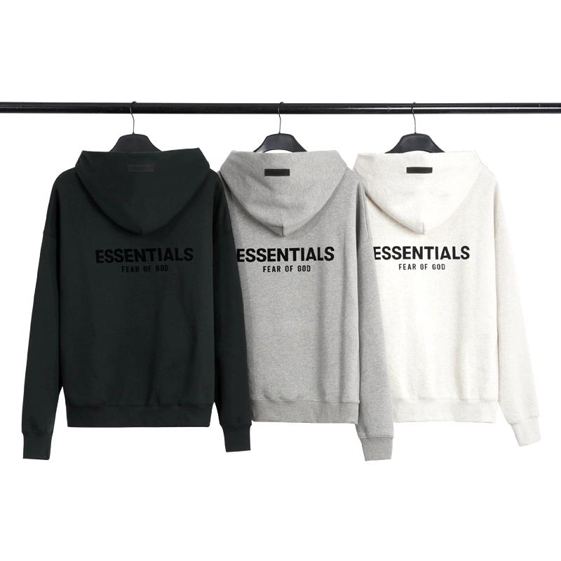 SS22 hooded sweatshirt flocked print autumn and winter hoodie jacket American top for men and women