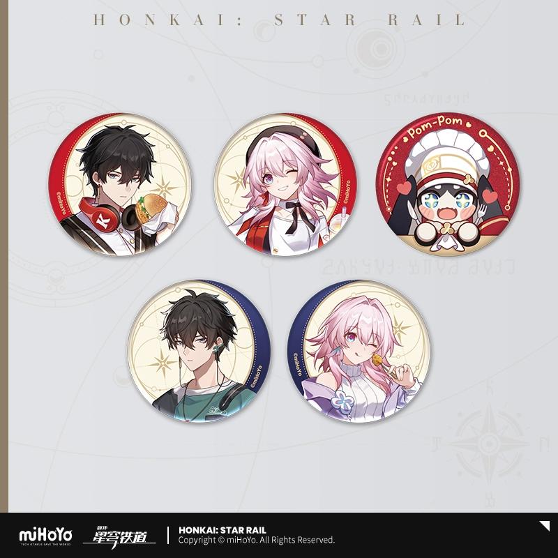 【miHoYo / Honkai: Star Dome Railway】Delicious Sailing Series Tinplate Badge miHoYo