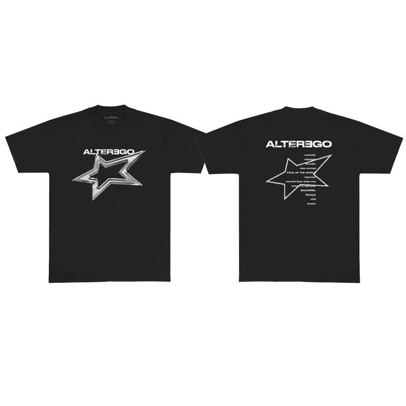 KK11 LISA ALTEREGO POP UP album peripheral-limited short-sleeved T-shirt