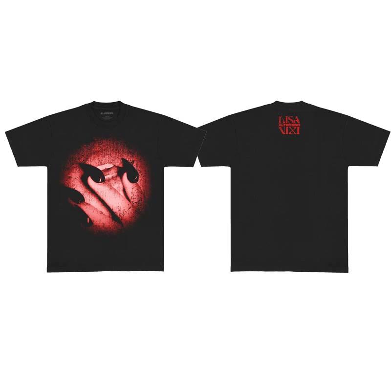 KK11 LISA ALTEREGO POP UP album peripheral-limited short-sleeved T-shirt