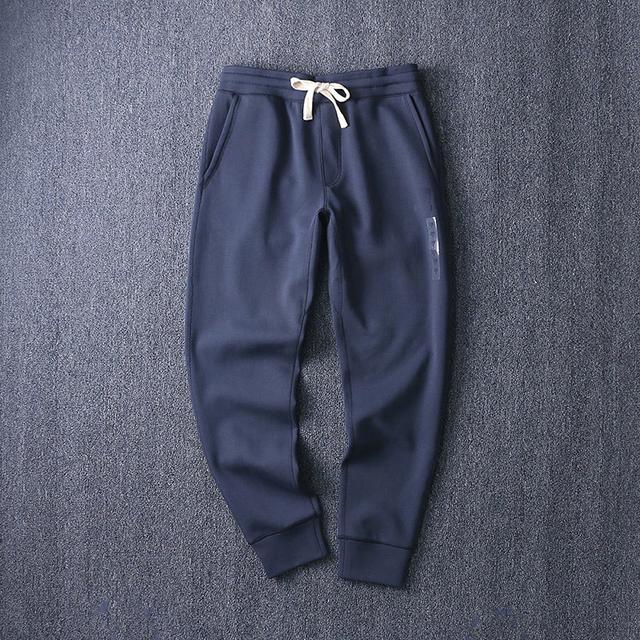 Horse standard men's sports and leisure close-up trousers with feet and slim pants four seasons