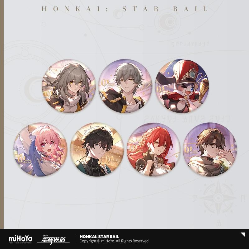 [miHoYo Honkai: Star Dome Railway] Celebration Gift Series Tinplate Badge miHoYo