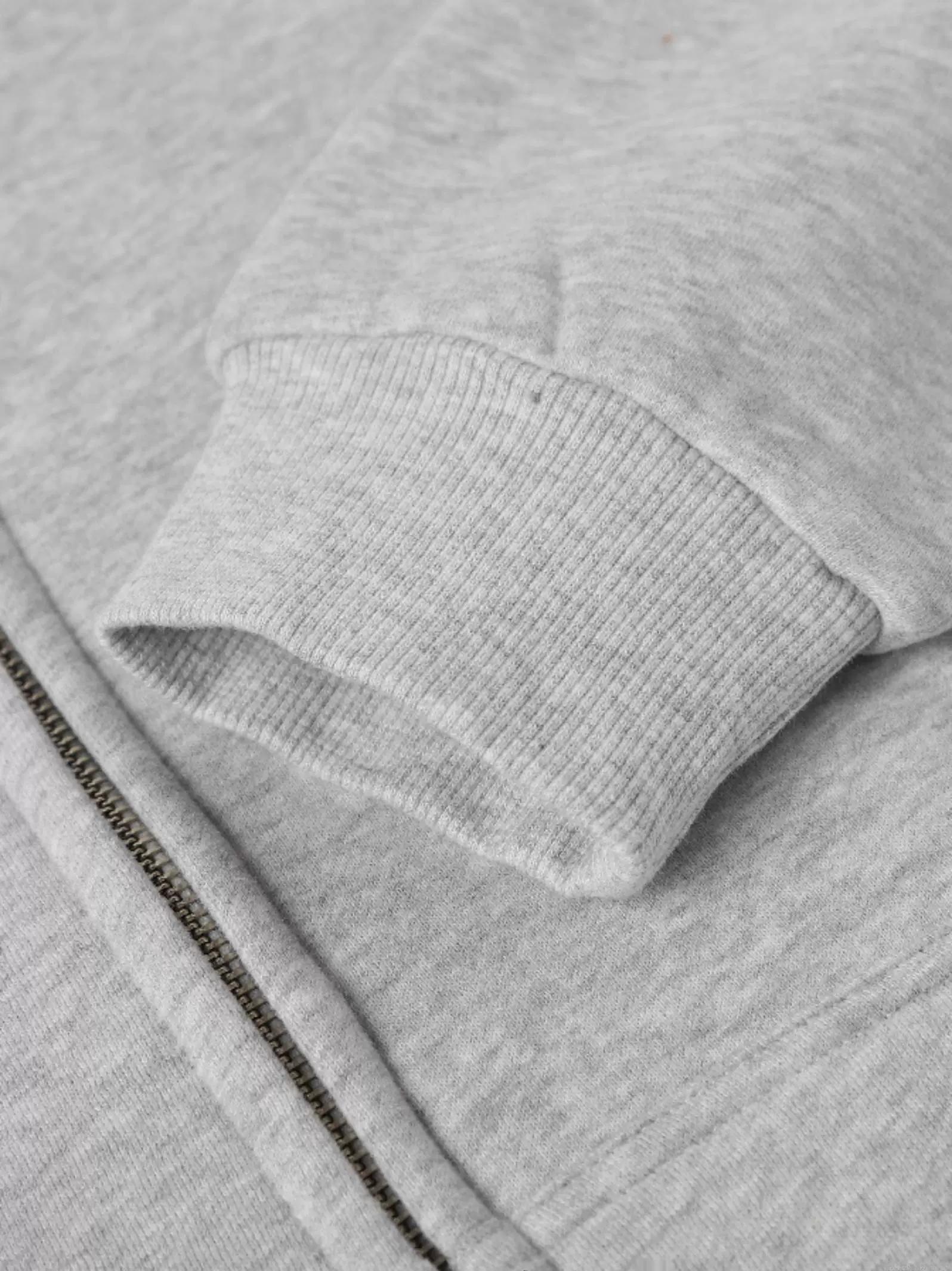 360g Union Kingdom zipper Hoodie Autonomous American brushed and fleece zip-up jacket