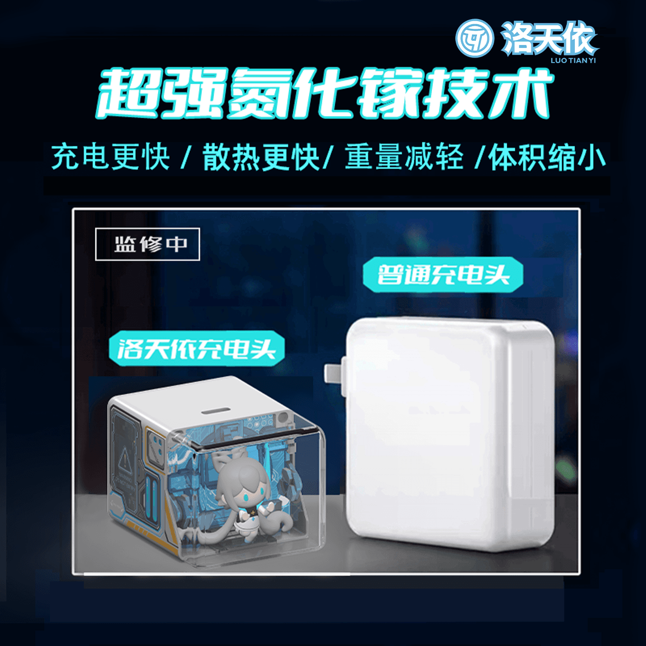 【现货】Vsinger 洛天依 ProjectLuo系列 空间站款 充电头