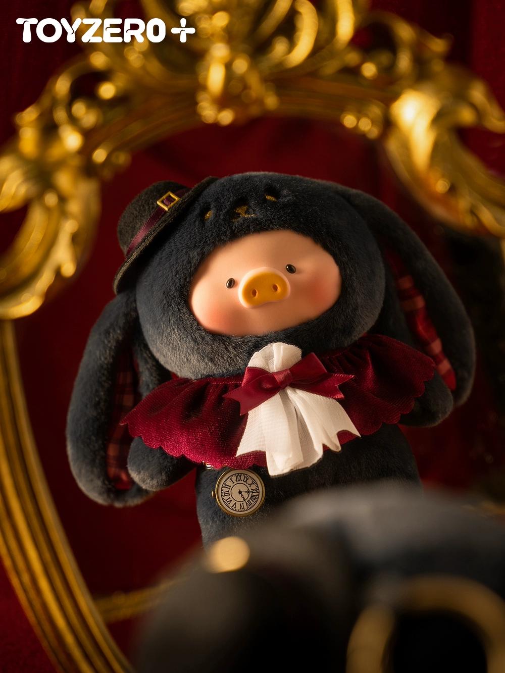 Zero plus TOYZERO canned pig LuLu Gu Lu Gu Lu magician little rabbit hanging card rubber face plush pendant doll