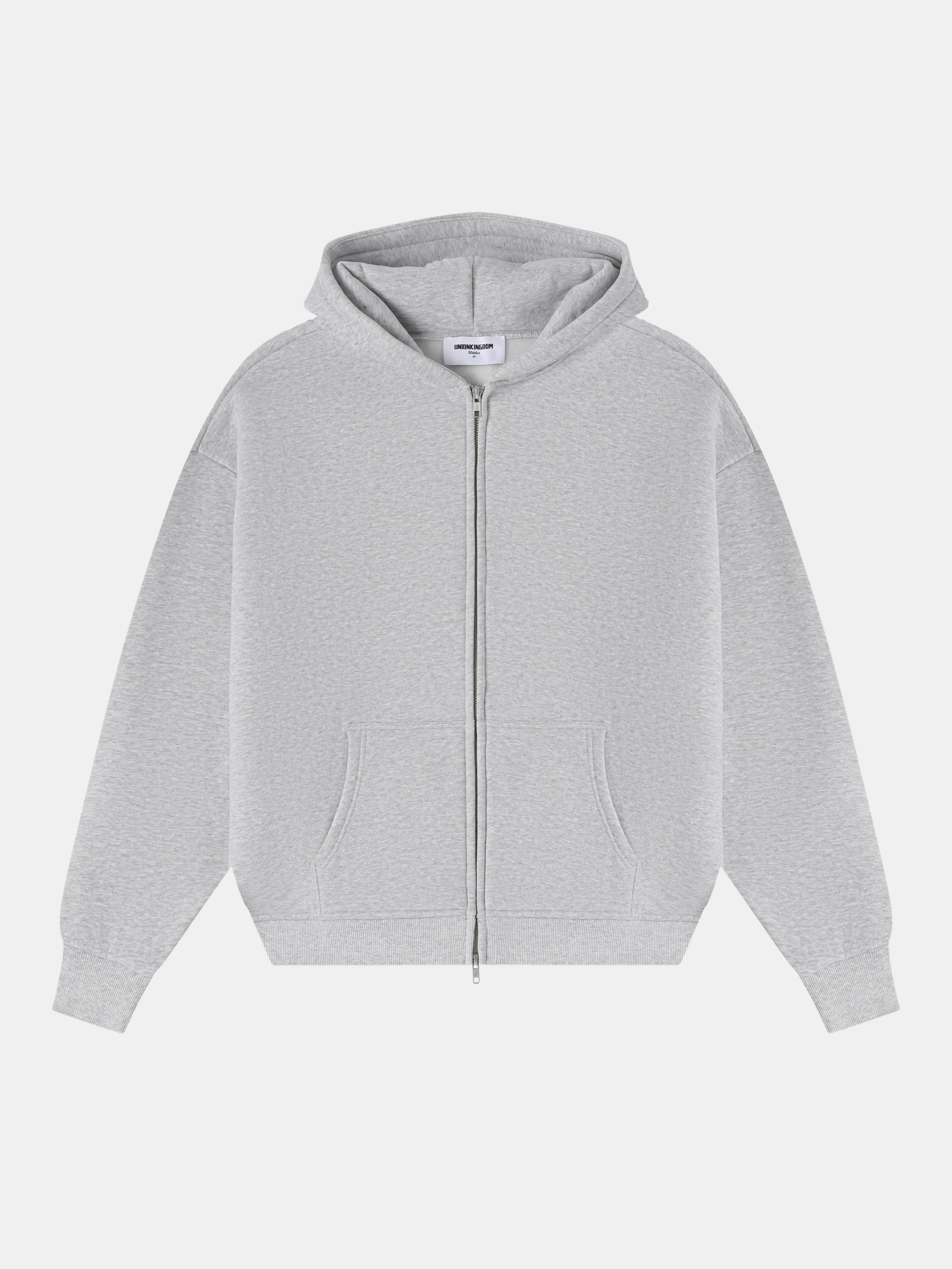 360g Union Kingdom zipper Hoodie Autonomous American brushed and fleece zip-up jacket