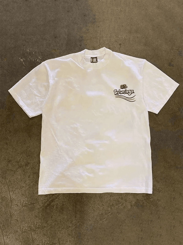 Make money to do charity 3A260g cotton double yarn! American English high street men and women oversize short sleeve T-shirts