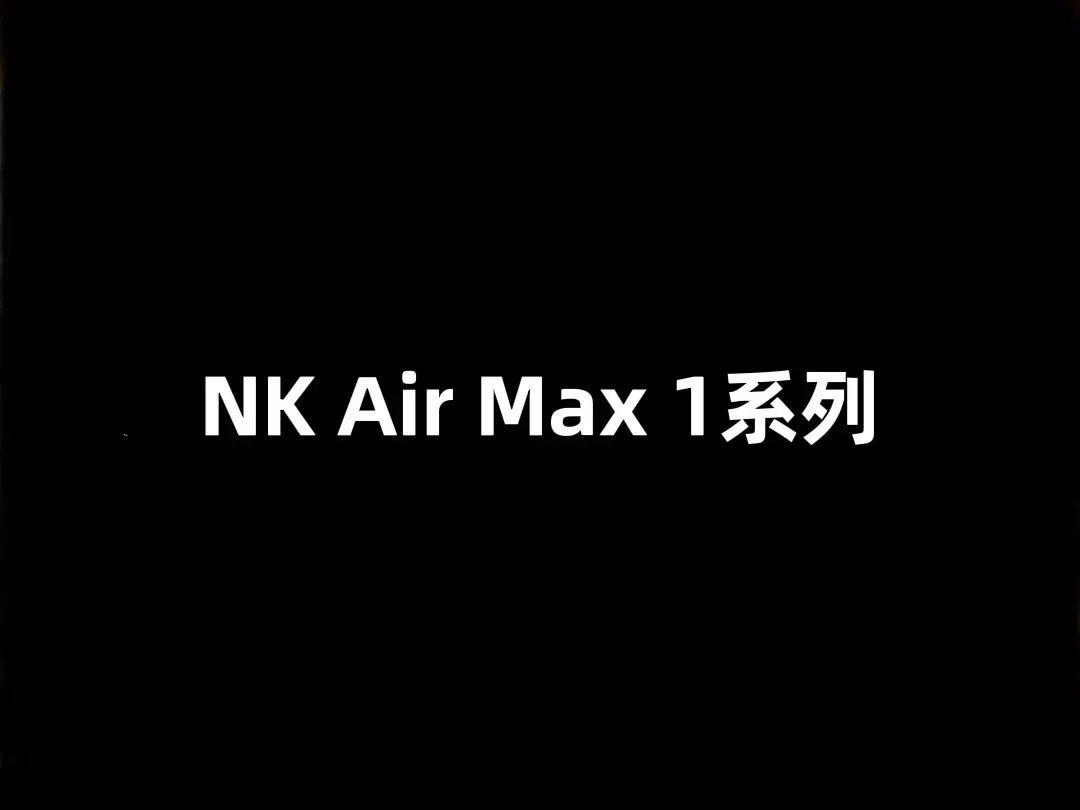 NK Air Max 1 Series Small air cushion