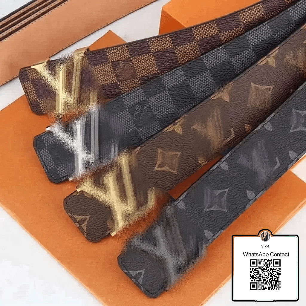 whatsapp: +86 15394456291
 High version L men's genuine leather belt trend net red pure cow leather belt social guy checkerboard ins belt tide