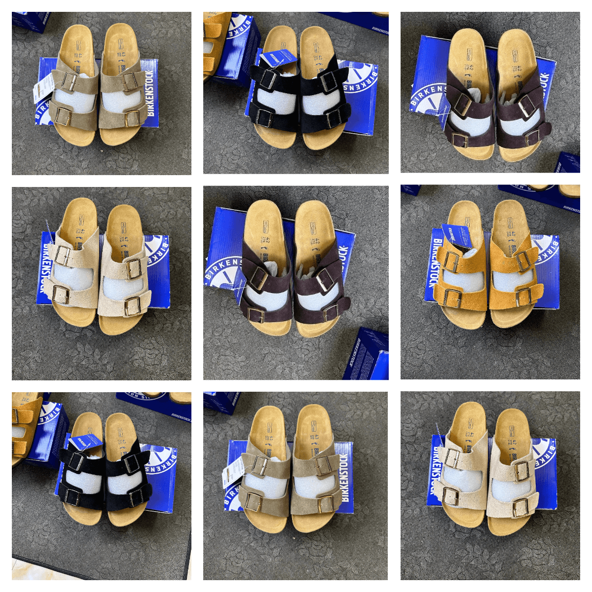 B-i-r-k-e-n-s-t-o-c-k Light and casual toe slippers The most popular slippers series color collection