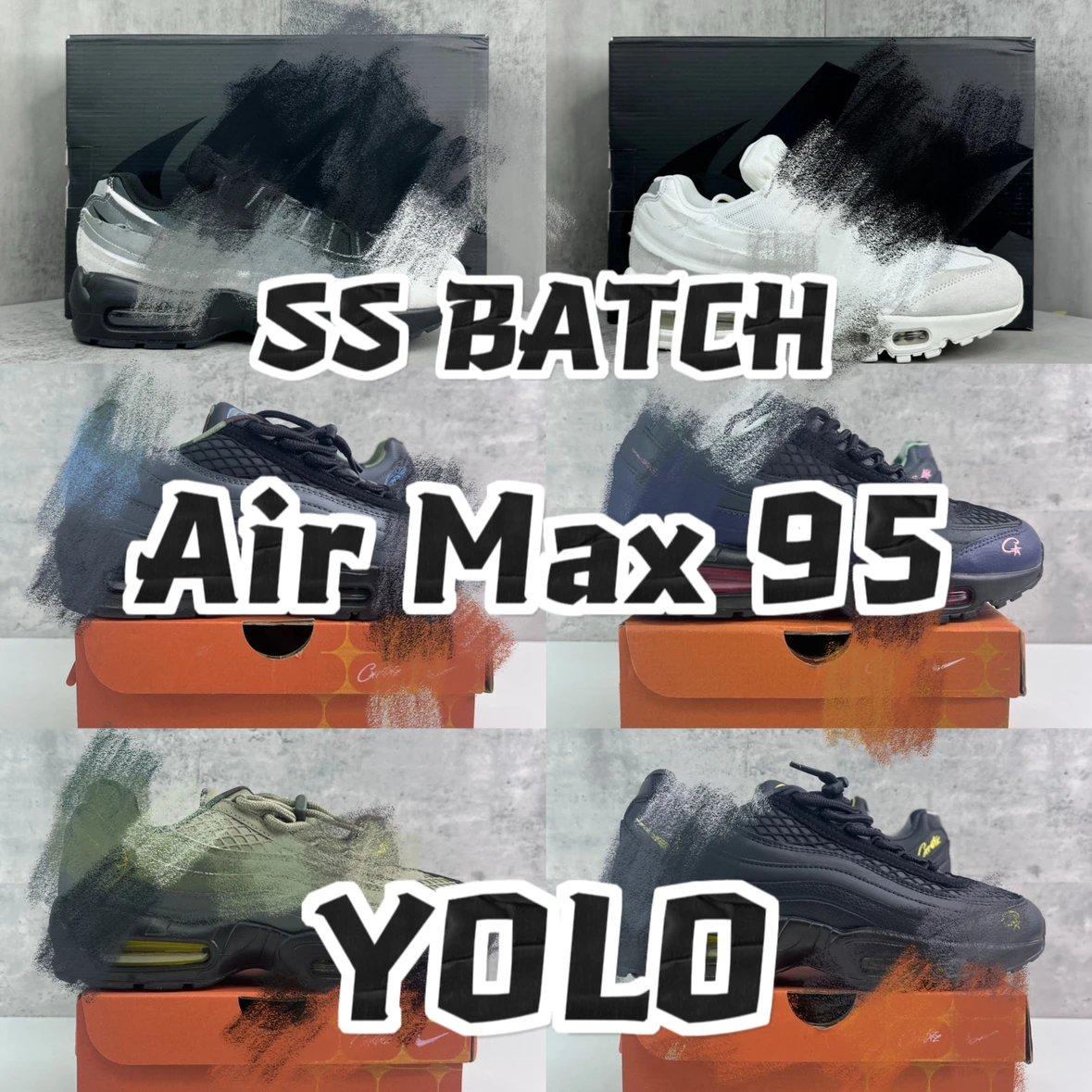 [SS Version] Air Max 95 Air Max Cushioned Jogging Shoes Collection!!