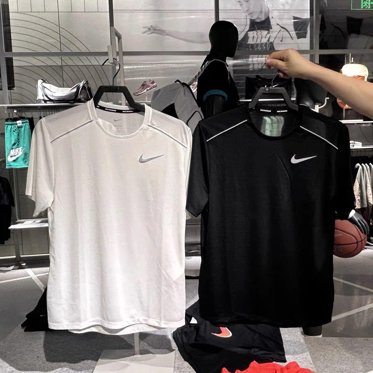 Summer New Men's Sport Running Training Quick Dry Breathable Crew Neck Short Sleeve T-Shirt 7566
